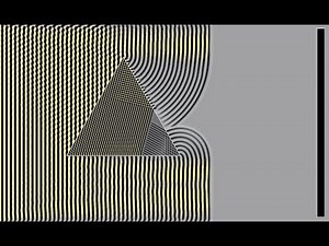 A linear wave crossing a prism, version with absorbing boundary conditions