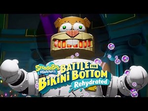 SpongeBob Battle for Bikini Bottom Rehydrated - 100% Walkthrough Part 5: Robo Sandy Bossfight