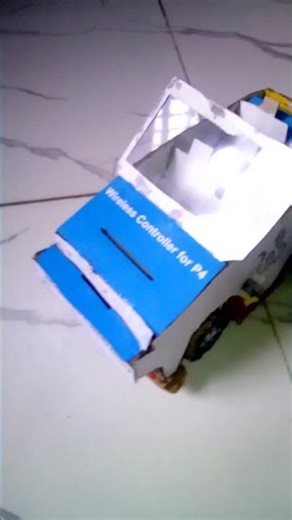 Open roof car made with cardboard @ Ayodejisamsudeen