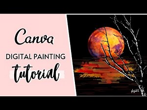Digital Painting Tutorial for Beginners | Digital Art | Canva