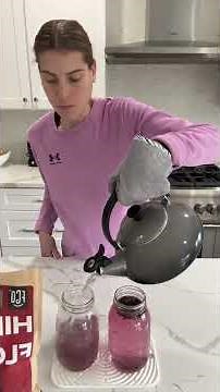How I make Hibiscus tea