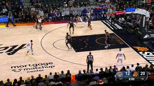 《菲尼克斯太阳》心有灵犀一点通 麦卡勒仙人指路助布里奇斯扣篮得手