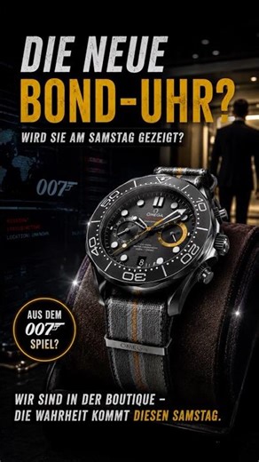Wird DAS die neue Bond-Uhr? Omega x 007 sorgt für Spekulationen! #omega #007 #omegaseamaster