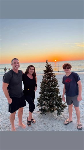 This year we did Christmas completely differently… and it might have been my favorite one yet. We had a Christmas tree lit up on the beach, went shark fishing, watched the sunset over the water, and then went out to eat instead of doing a big meal at home…..and honestly, it was magical. No hosting. No cooking for days. No ending the night completely exhausted. Just being present and actually enjoying Christmas. It was the most unique Christmas we’ve ever had and such a totally different way of c