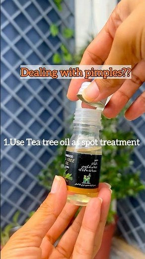 6 ways to use tea tree oil #shortsfeed #reels #shortsvideo #haircare #skincare #acne #shorts #short