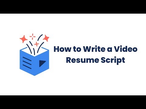 Lesson Introduction: How to Write a Video Resume Script