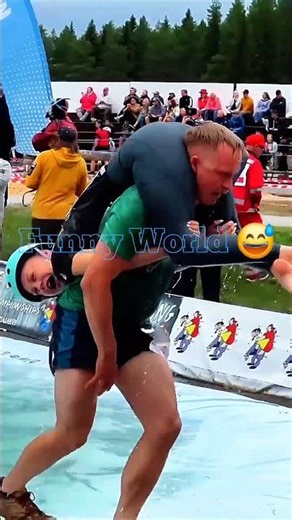 The Most Insane Moments from Wife Carrying Competitions
