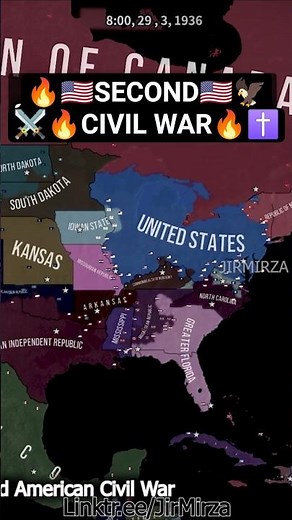 If The Great Depression did the Second US Civil War? #heartsofiron4 #hoi4 #geopolitics #history