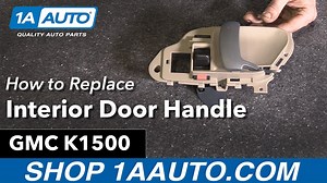 How to Replace Interior Door Handle 1995-99 GMC K1500