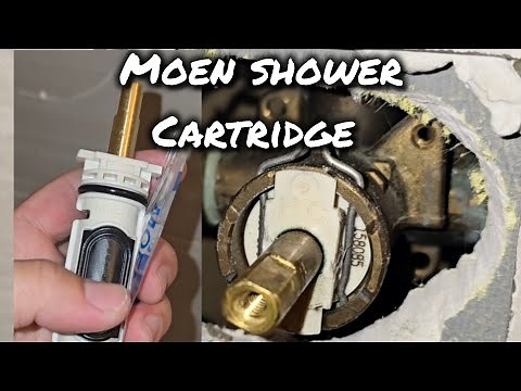 How to replace a Moen shower cartridge