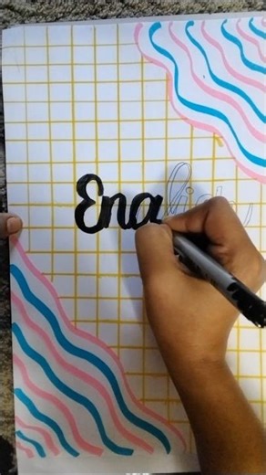 English Subject Front Page Decoration at Home #trendingshorts #5minutecraft #diy