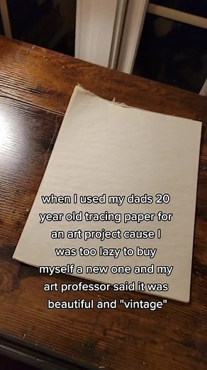 Exploring Art in College: Sketching on Tracing Paper