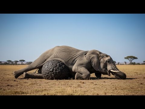 Brave Rescuers Perform Surgery to Save a Mother Elephant’s Life