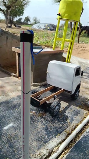 remote control tata 407 big truck cabin open #rc