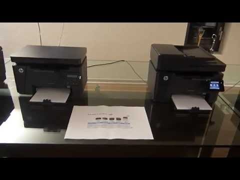 HP LaserJet Pro MFP M127fn Printer Hands On