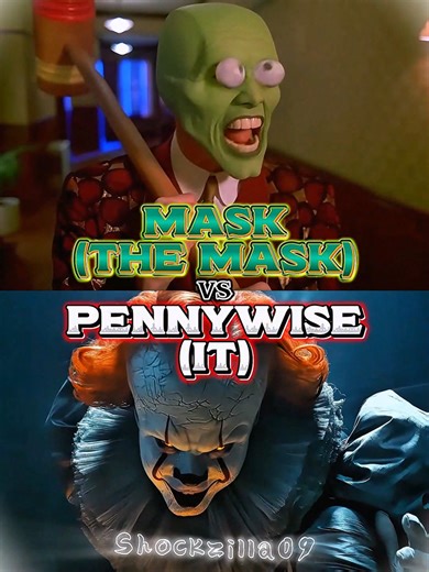 Mask vs Pennywise#Mask#Pennywise#Themask#IT#IT2#welcometoderry#Mas#Penny#Pen#Wise#the#2#Welcome#Come#to#Derry Mask, Powerful Real Life Cartoon Character vs Pennywise, the Scariest Clown that Ever Existed