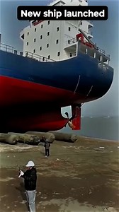 10M views · 125K reactions | New ship launched #viralreelsfacebook #trendingreels #explore #container #ship | ship blogger | Facebook