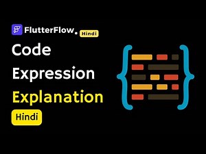 FlutterFlow Tutorial For Using Code Expression | FlutterFlow Functionality Series Part-1
