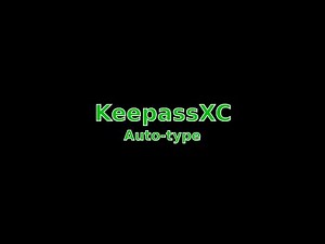 KeepassXC Autotype