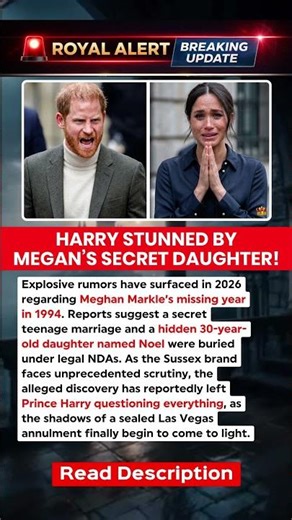 LATEST UPDATE: Harry In Shock As Meghan’s Alleged Secret Past Surfaces In 2026 #royalfamily
