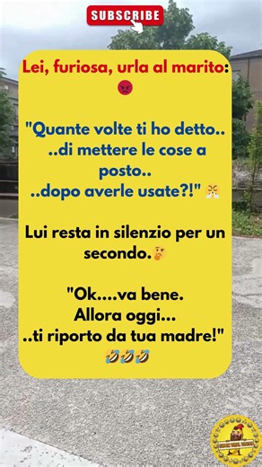 La risposta che ha peggiorato tutto! 😅😂#ridere #umorismo #ironia