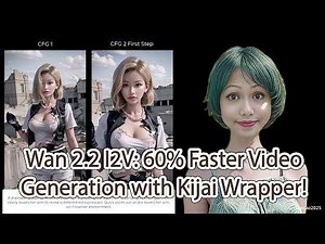 Wan 2.2 Image to Video using WAN Video Wrapper by Kijai Guide (Save VRam and Increase Speed)
