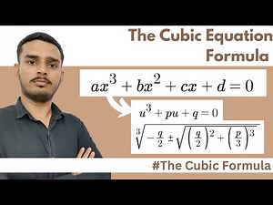 Solution of Cubic Equation using Cubic formula || Explained using examples with proof