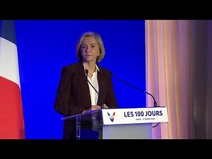 "A costed, elaborated program, ready to be voted on": Valérie Pécresse presents her first reforms