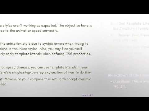 Dynamically Change Animation Speed in ReactJS with Inline Styles