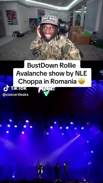 Kai reacts to NLE’s performance of their song in Romania 🎶 #kaicenat #nlechoppa #nle #bustdownrollieavalanche #fyp #rap #music #hiphop #trend #viral