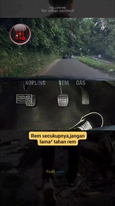 Rem secukupnya aja #tutorial #mobilmanual #belajarmengemudi #drivingschool | Fadil Enok
