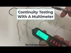 How To Test Continuity With A Multimeter