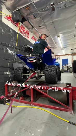 Alba Racing 700 package! (Alba Full system paired with our ECU Tune) NO POPPING ON DOWN SHIFTS! #raptor700 #yamaharaptor #yamaharaptor700 #savesportquads