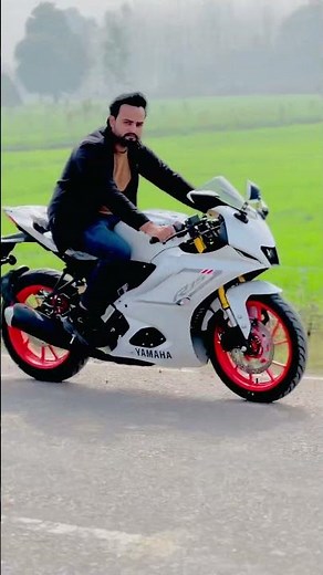 😱bike Yamaha R15 v3 v4colour 🏍️White beast look + sporty vibes 🔥 2026 new bike V4 😱😱