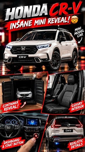 Honda CR-V Miniature Reveal 🤯🔥 | INSANE Details & Interior! #Shorts