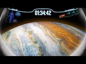 Falling Into Jupiter (Super Realistic 3D Simulation)