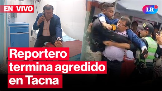 🔴 José Jerí: habla periodista retirado por la fuerza por escolta presidencial | #EnVivoLR “Me empujaron y me doblaron el tobillo". El reportero Javier Rumiche Gómez, de RPP, fue detenido por uno de los efectivos de seguridad cuando intentaba obtener declaraciones del presidente José Jerí tras su llegada a la ciudad de Tacna. ¿Tienes una denuncia o quieres reportar un hecho? Escríbenos al WhatsApp de La República https://wa.me/51941000000. | La República Sur