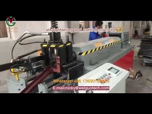 Automatic High Speed Hydraulic Steel Wire Rod Straightening And Cutting Machine