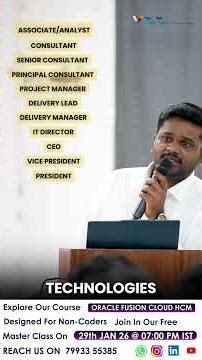 Oracle Fusion HCM | Oracle Fusion Cloud HCM Online Training | Oracle Fusion HCM Online Training