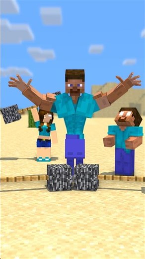 Herobrine Vs Mega Steve, Who's your Bet - Minecraft Animation