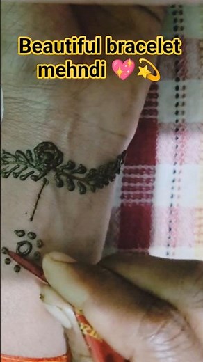 bracelet mehndi design 💖✨#shortsviral #trending #shortsfeed #youtubeshorts #mehndi #viralsong2025