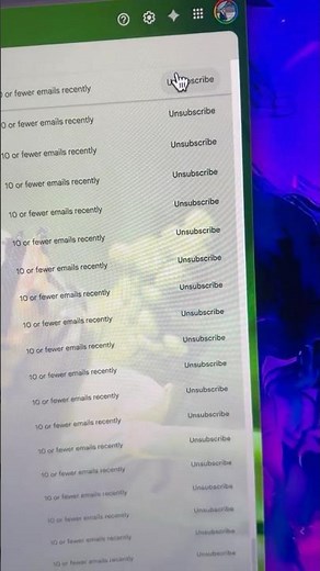 Manage your email subscription and unsubscribe from it. #gmail #unsubscribe #email #productivity