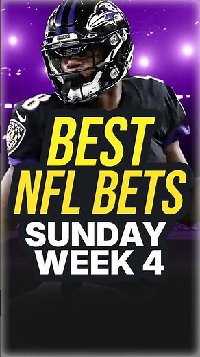TOP NFL PICKS Sunday Week 4! | NFL Best Bets & Predictions | NFL Week 4 Bets