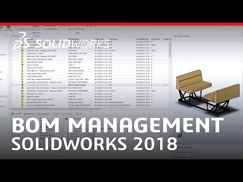 SOLIDWORKS Manage 2018 - BOM Management