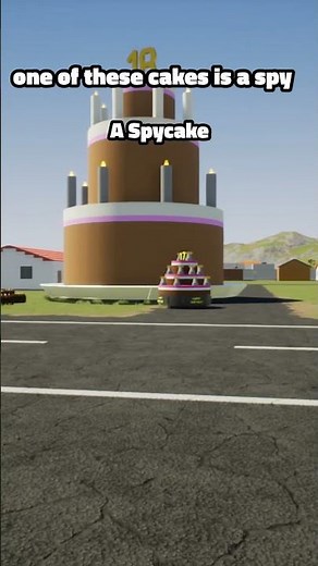 One of these cakes is a spy