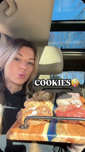 Libby Grubbs🫧 on Instagram: "Cookies are from @crumbs6ix !! Finally done with my no sugar January 🥰 These are the Valentine’s special release I believe!!! #foodie #explore #cookies #valentinesday #vdaycookies #dessert #tastetest #prpackage #asmr #cookie"