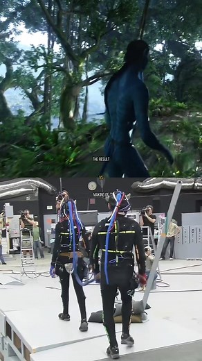 Behind the Scenes | Avatar (2009) – Motion Capture vs Final Result James Cameron’s Avatar revolutionized filmmaking with groundbreaking motion capture technology. Actors' performances were captured using advanced facial rigs and full-body suits, translating every subtle expression and movement into the digital Na’vi characters. This cutting-edge process seamlessly blended live-action with CGI, creating the immersive world of Pandora. The side-by-side comparison reveals the transformation from ra