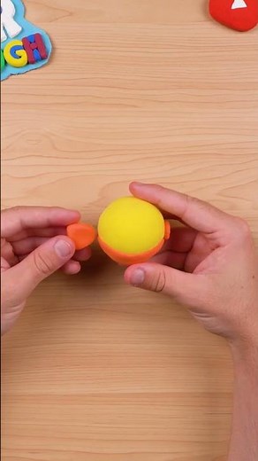 Making a mini clay pufferfish!