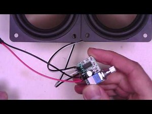 Trying out a PAM8403 audio amplifier module