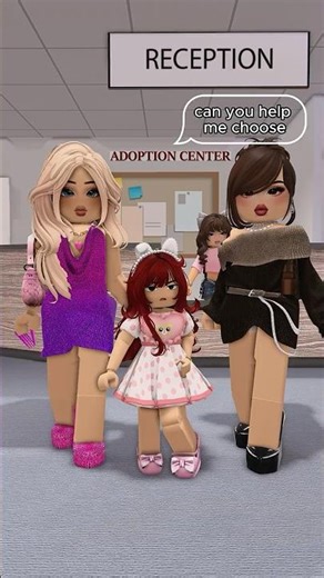 Choosing my FOREVER Mom… 🎀💔 #roblox #robloxedit